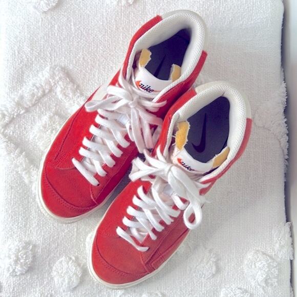 Nike Men's Blazer Mid '77 Suede 'Texas Longhorns' Lace up Sneakers size 9 - Picture 7 of 11